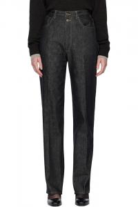 Lemaire Синие прямые джинсы с высокой талией