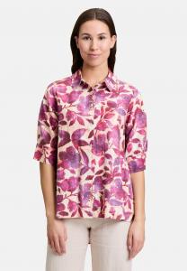 Блузка на пуговицах MIT KRAGEN Cartoon, розовый