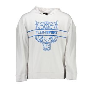 Белый хлопковый мужской свитер Plein Sport, White