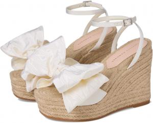 Туфли Loeffler Randall Angelina Bow Wedge, Cream/Natural