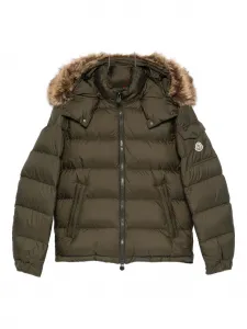 Куртка с капюшоном Mayaf Moncler, зеленый