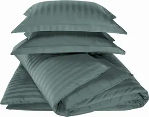 Пододеяльник Zygo 260 x 240 см из хлопка зеленого цвета De Witte Lietaer