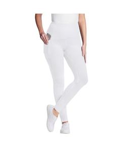 Женские леггинсы Within Tall из эластичного хлопкового трикотажа с карманами и застежкой на резинке Woman Within, White