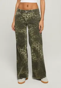 Bobbi с низкой посадкой и широкими штанинами True Religion, Green