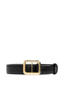 Пояс georgia золотистого цвета LIE STUDIO, черный