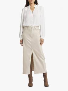 Юбка длинная с высокой талией NYDJ, With Centre Front Slit, Feather