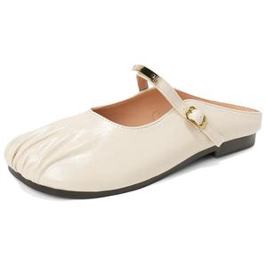 City camel Женские противоскользящие тапочки с закрытым носком и резиновой подошвой абрикос, цвет Apricot