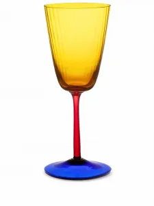 Бокал для вина из муранского стекла, 22 см, Dolce & Gabbana, желтый