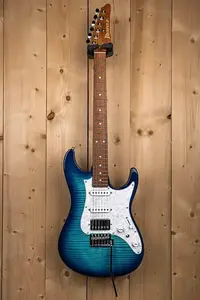 Ibanez AZ22S1F-TXB Стандарт 2025 - настоящее время - Прозрачный бирюзовый градиент