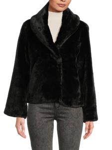 Пальто из искусственного меха Fiona Koba Apparis, нуарный