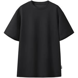 Футболка мужская с круглым вырезом, умеренный прямой крой CAMEL, phantom черный