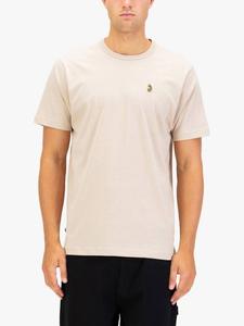 Футболка Traff Cotton с коротким рукавом и круглым вырезом LUKE 1977, Stone