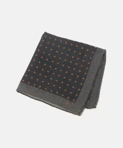 Нагрудный платок с точечным принтом United Arrows, цвет Dk.Gray