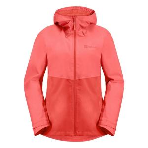 JACK WOLFSKIN Водонепроницаемая дышащая женская куртка-дождевик Weiltal 2l Jkt W