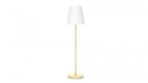 Светодиодная наружная лампа New Garden, 43,6x180x43,6 см, розовое золото