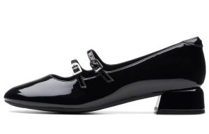 Clarks Повседневные однобортные туфли Qilu Daisy Collection, женские, черные