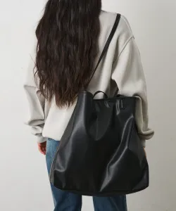 Большая кожаная сумка-тоут, которую можно использовать как одно, так и несколько рук Colony 2139, цвет Black