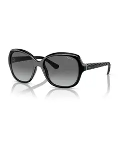 Женские солнцезащитные очки из ацетата, весна/лето Vogue, черный