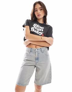 Джинсовые шорты Baggy Dad цвета Stone Wash Levi'S