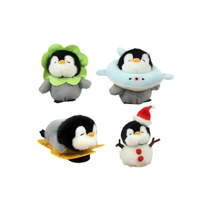 Плюшевая игрушка рождественский снеговик пингвинчик плюшевая кукла высота 12см XTHOT