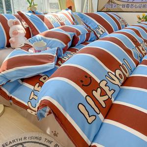 Disney Комплект постельного белья 1,8 м, 4 предмета, для одеяла 180x220 см, цвет Simple Life, категория A, несминаемое, нелиняющее