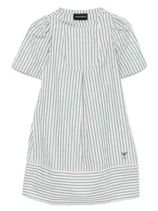 Полосатое платье Emporio Armani Kids, розовый