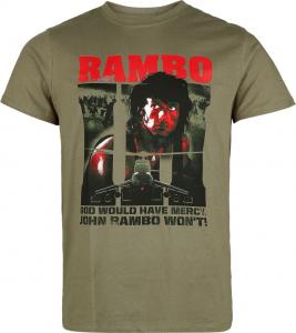 Футболка Rambo God would have no mercy, хаки