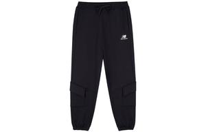 Спортивные длинные брюки трикотажные спортивные штаны мужские черные New Balance, черный