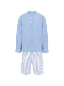 Комплект из хлопковых шортов в полоску Mayoral, синий