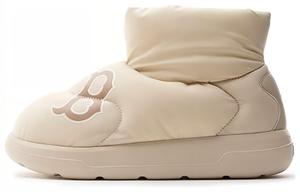 Женские зимние ботинки Chunky Classic A FLEECE бежевого цвета Mlb