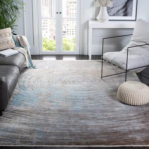 SAFAVIEH коллекция Persian ковер 275 x 366 см - Grey & Blue, винтажный дизайн, без линьки и простой в уходе, идеален для помещений с высокой проходимостью в гостиной, спальне (VTP454M)