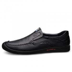 Мужские повседневные туфли LAORENTOU низкие черно-коричневые