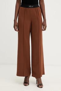 Брюки Karl Lagerfeld, коричневый