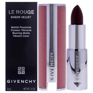 Живая помада Le Rouge Sheer Velvet Matte Lipstick N39 Rouge Grenat для женщин 0,11 унции Givenchy