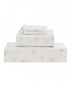 Комплект постельного белья Callie Floral из хлопка, 200 нитей, 4 предмета, размер Full Macy's, Blue