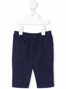 Брюки с вышитым логотипом POLO RALPH LAUREN KIDS, синий