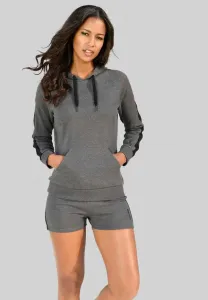 Толстовка с капюшоном Bench, Anthrazit-Meliert-Schwarz