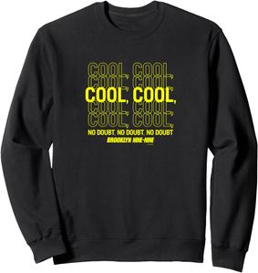 Толстовка Brooklyn Nine Cool Cool Cool, черная (black 19-3911tcx), размер S Nbc