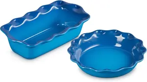 Набор керамических форм Le Creuset, 23 см, синий