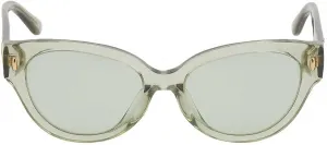 Женские солнцезащитные очки Tory Burch TY7168U, универсальная посадка, прозрачные, цвет «кошачий глаз», оправа «кошачий глаз», диаметр 52 мм, Transparent Perfect Mint