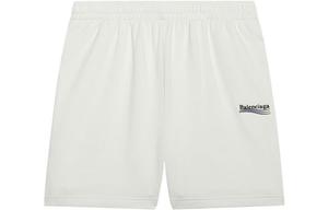 Политическая кампания Повседневные шорты Мужские Белые Balenciaga, белый