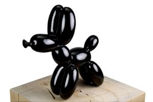 Скульптура KUNSTLOFT, 28x26x10 см, черный