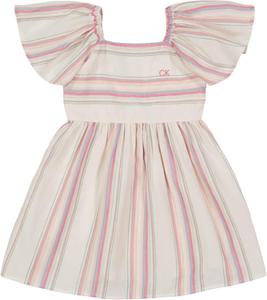Платье для девочек Calvin Klein, Egret/Stripe