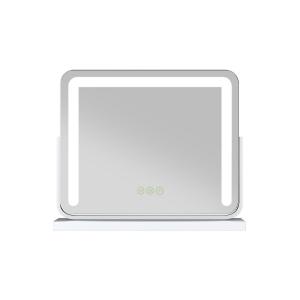 Косметическое зеркало с подсветкой белое Emke, белый