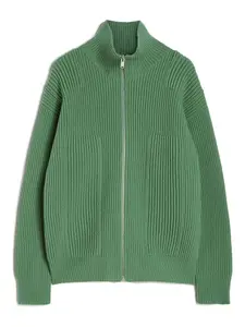 Шерстяной кардиган JIL SANDER, зеленый