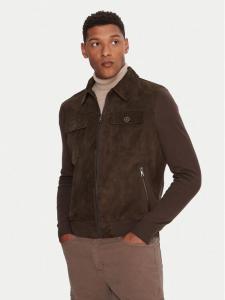 Кожаная куртка regular fit MSRayan 531624 60700 Milestone, коричневый