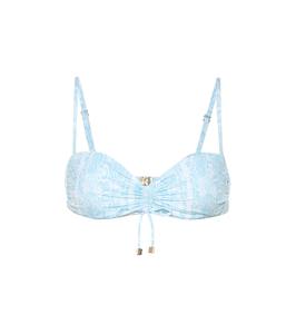 Верх бикини со змеиным принтом от Lake Manyara Heidi Klein, Prt Prt