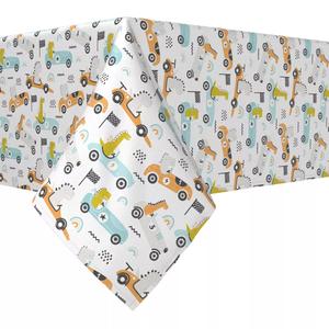 Прямоугольная скатерть, 100 % хлопок, 60x84 дюйма Dino Racers