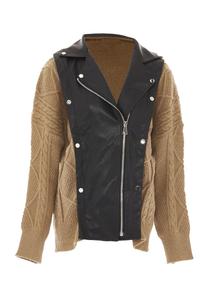 Толстовка NAEMI Strickjacke, серо-коричневый