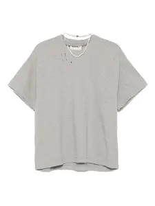 Футболка с короткими рукавами Pearls Disruption с эффектом потертости Seen Users, серый